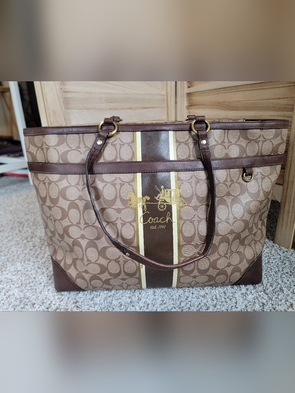 Coach diaper bag